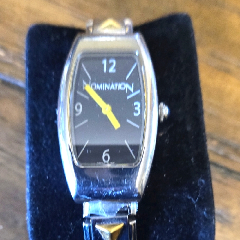 Nomination Black and Silver Wearable Watch